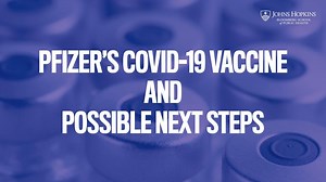 223 reactions · 198 shares | This week, Pfizer reported some encouraging early results from Phase 3 of its COVID-19 vaccine clinical trials. Dr. Josh Sharfstein, former principal deputy commissioner for the U.S. Food and Drug Administration, talks about some possible next steps, such as how this vaccine—or others—could be made available, and when. | Johns Hopkins Bloomberg School of Public Health | Facebook