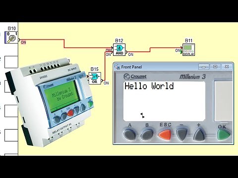 Hello World in Crouzet Millenium 3: A Beginner's Guide to AND & OR Logic Gates
