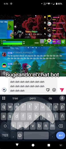Bugeando el Chat Bot: Momentos Graciosos en Vivo