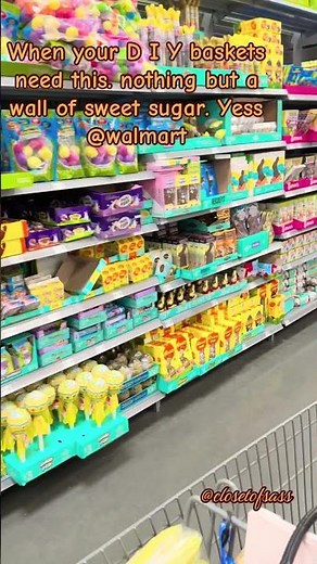 Walmart Finds/DIY it/Easter Candy Aisle /By Closet of SaSS