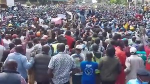 13 reactions | ODM Leader Raila Odinga receives historic welcome in Eldoret, Uasin Gishu County. Courtesy #MeruFm | Meru FM 88.3 Official | Facebook