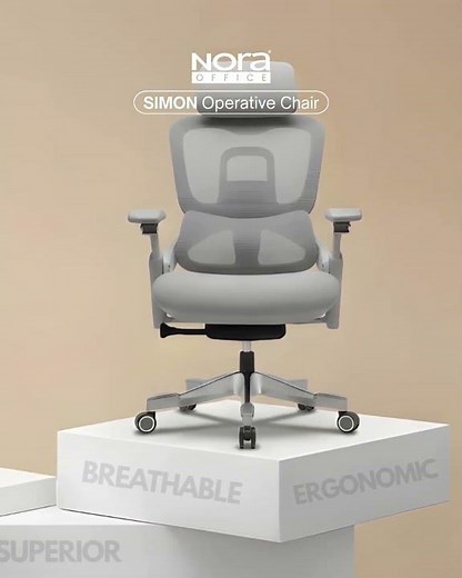 SIMON High Back Office Chair | Ergonomic Office Chair for Modern Workspaces | NORA OFFICE