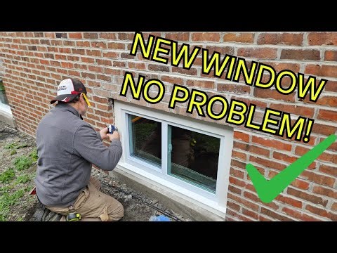 MFI 32 - How to Install a Basement Window (Step-by-Step Upgrade!)