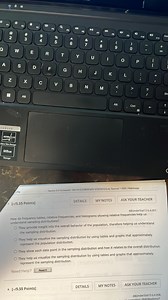 How do frequency tables, relative frequencies, and histograms s... | Filo