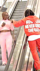 couldn’t miss bubble gum princess💕😍 #prank #funny #smooth #rizz #reel #escalator | South Sidej