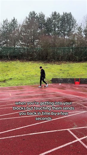 Time Traveling at the Starting Blocks in Track and Field