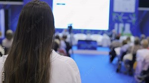 Engaging Audience Participation during a Conference Featuring an Interactive Presentation Screen
