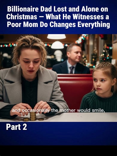 Billionaire Dad Lost and Alone on Christmas — What He Witnesses a Poor Mom Do Changes Everything... Part 2 #foryoupage #storytime #story #repect #fyp #tiktok