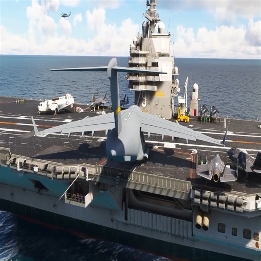 Insane Skill Pilot Takeoff from Aircraft Carrier Boeing C 17 Globemaster III | Jymi Jymi II