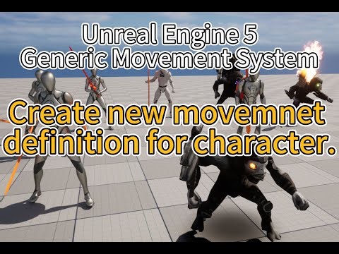 UE5 - GMS(Generic Movement System)Tutorial 4.2 - Create new movement definition.
