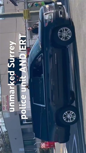 (2 RARE UNITS) RCMP ERT and unmarked Surrey police unit