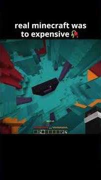 The full version of minecraft was to expensive🥀 #minecraft #minecraftmemes #minecraftspeedrun