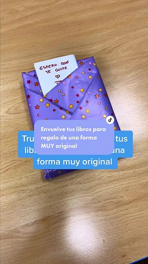 Envuelve tus libros para regalo de una forma MUY original