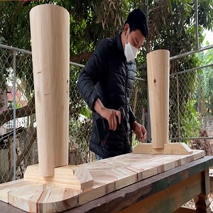 The Carpenter's Ideas Create a Unique Table | Woodworking Skill