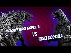 Monsterverse Godzilla vs Heisei Godzilla short stop motion 200k subs special