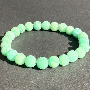 Natural Amazonite Bracelet, Green Tiffany Blue Crystal Jewelry, Mint Amazonite Beaded Bracelet, Spiritual Peace Stone Gift - Etsy