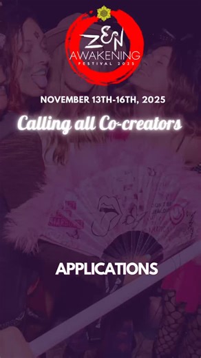 Only a few more workshop presenters spots open for Zen 2025. Email your bio, photo, date available and workshop description to zenawakeningfestival@gmail.com | Zen Awakening Festival | Facebook