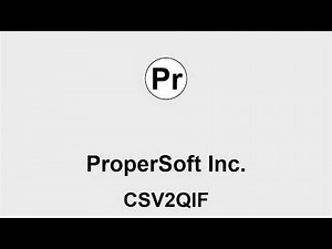 Convert CSV/Excel to QIF (CSV2QIF Windows)