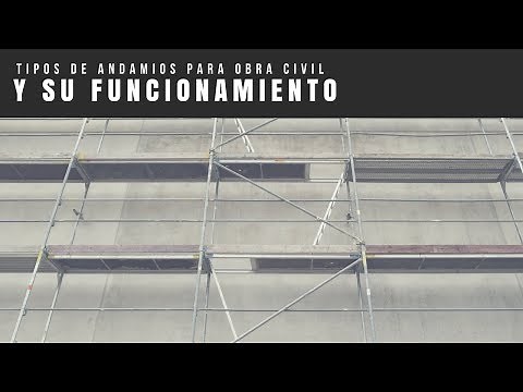 Tipos de Andamios para Obra Civil y su Funcionamiento