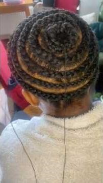 Cornrow For Crochet Braids #shortvideo #twostrandtwist #hairstyles #shortsfeed #braids #naturalhair