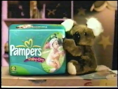 Pampers Baby Dry Diapers with Koala Fit Grip Commercial (2003)