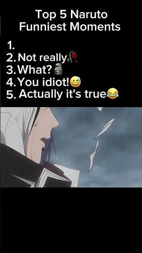 Top 5 Naruto Funniest Moments😹🔥