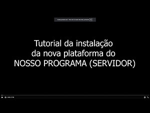 Instalação e conversão da nova plataforma em 23/01/2026 com o programador Oberdam