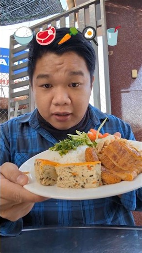Sáng ăn cơm tấm chay nè mọi người ơi!!! tất cả đều làm từ rau củ quả #food #mukbang