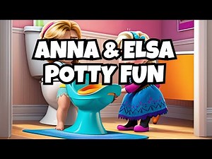 Potty Training with Anna and Elsa is the BEST for Toddlers!‪@Lunadolls‬