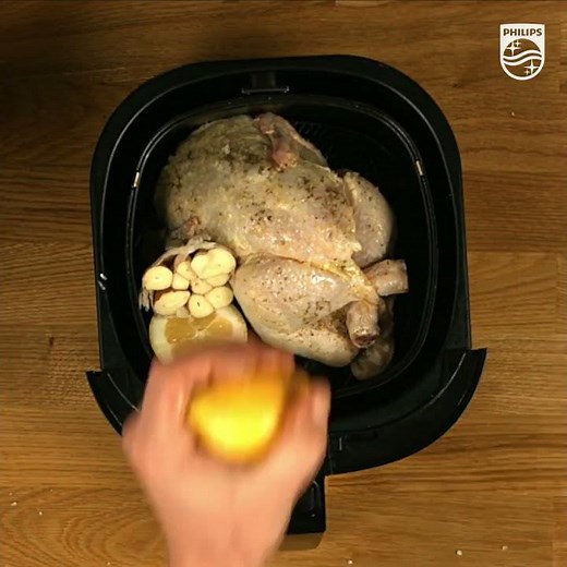 Roasted Chicken in Philips Airfryer - The Ultimate Airfryer Recipe #roastedchicken #airfryer