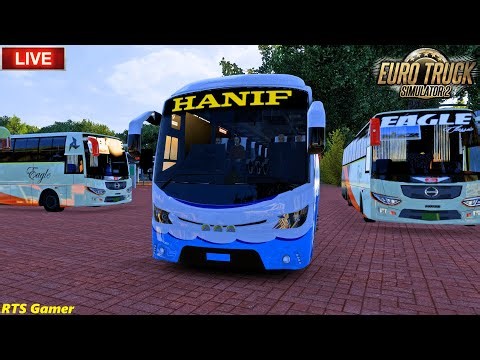 ETS2 Live | Dhaka Bogura Rangpur Saidpur | Hanif RN8 | MBD Map V8 | Logitech G923 Gameplay