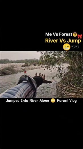 🤯 River Jump Challenge 😱 | Forest Adventure Story 🎀 #shorts