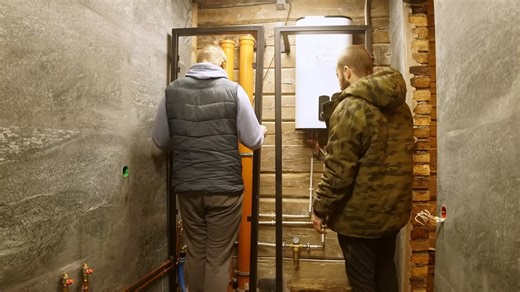 Renovating toilet in a bunker