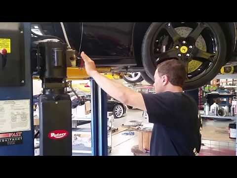 2010 Ferrari California oil change and test ride