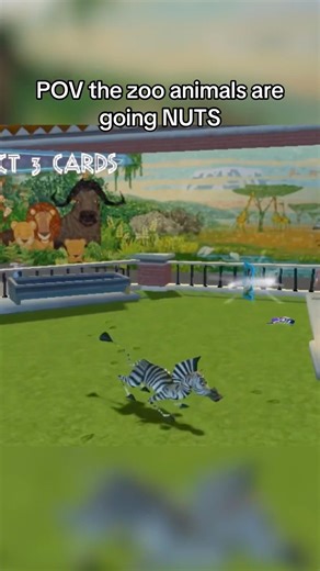 Somethings wrong with Marty the Zebra…😬 #letsplay #madagascar