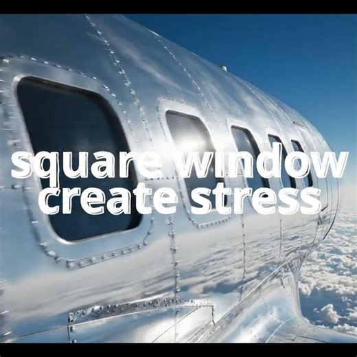 Why airplane windows are round. #pythonessperspective #robotanimals #automobile