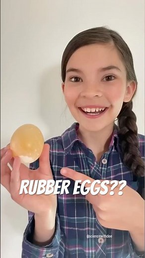 Rubber eggs?! Try making your own “rubber” egg and see how high you can drop it before it breaks!