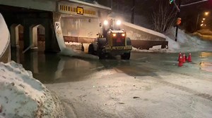 12K views · 33 reactions | UPDATE: The City of Greater Sudbury says this intersection is now open. A water main break caused quite a mess at College and Frood Road in Sudbury early on Wednesday. | CBC Sudbury | Facebook