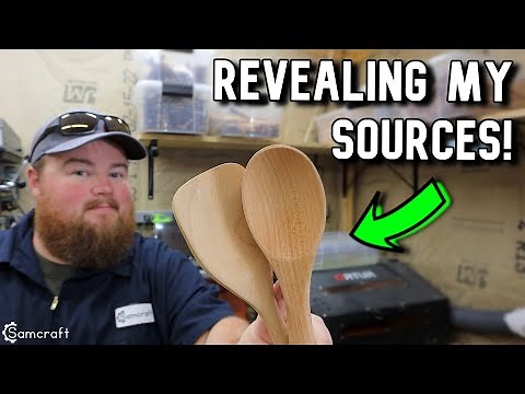 Giving Away ALL MY SECRETS! // Laser Engraving Wood Utensils