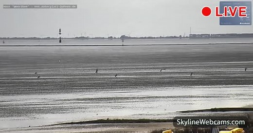 【LIVE】 Webcam Cuxhavener Strand - Deutschland | SkylineWebcams