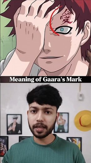 What is the meaning of Gaara's mark? #naruto #anime #otaku #onepiece #jjk