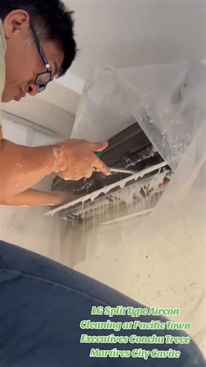 LG Split Type Aircon Cleaning at Trece Martires City Cavite 09692862069