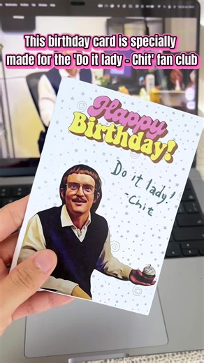 Funny Birthday Card for 'Do It Lady' Fans