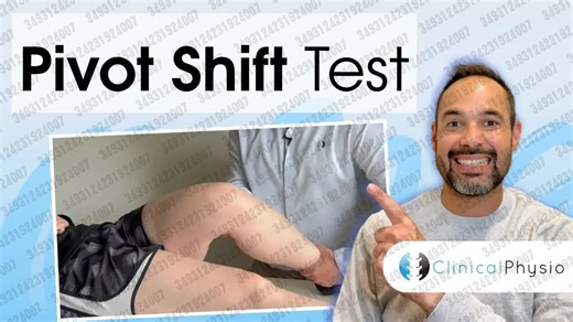 2026.01.02 【Clinical Physio】旋转位移测试｜专业物理治疗师讲解如何进行膝盖前交叉韧带测试！