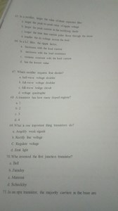 In a rectifier, larger the value of shunt capacitor filtera. l... | Filo