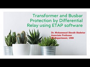 06. Differential Relay protection for Transformer and Busbar