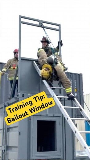 🔥 Training Tip: Firefighter Bailout Drills #shorts