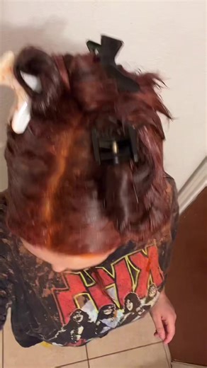 Just another hair dying video #fyp #lorealhicolor | sizzling copper hicolor