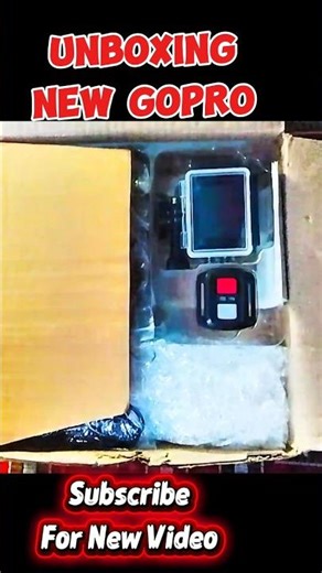 Unboxing My New🥹 Gopro Camera📹#shorts #ytshorts #shortsfeed #motovlog