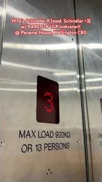 RARE (non-scrolling) 5×8 Schindler indicator!! (feat. ‪@westburnworld‬ & ‪@elevatorsinnz‬)